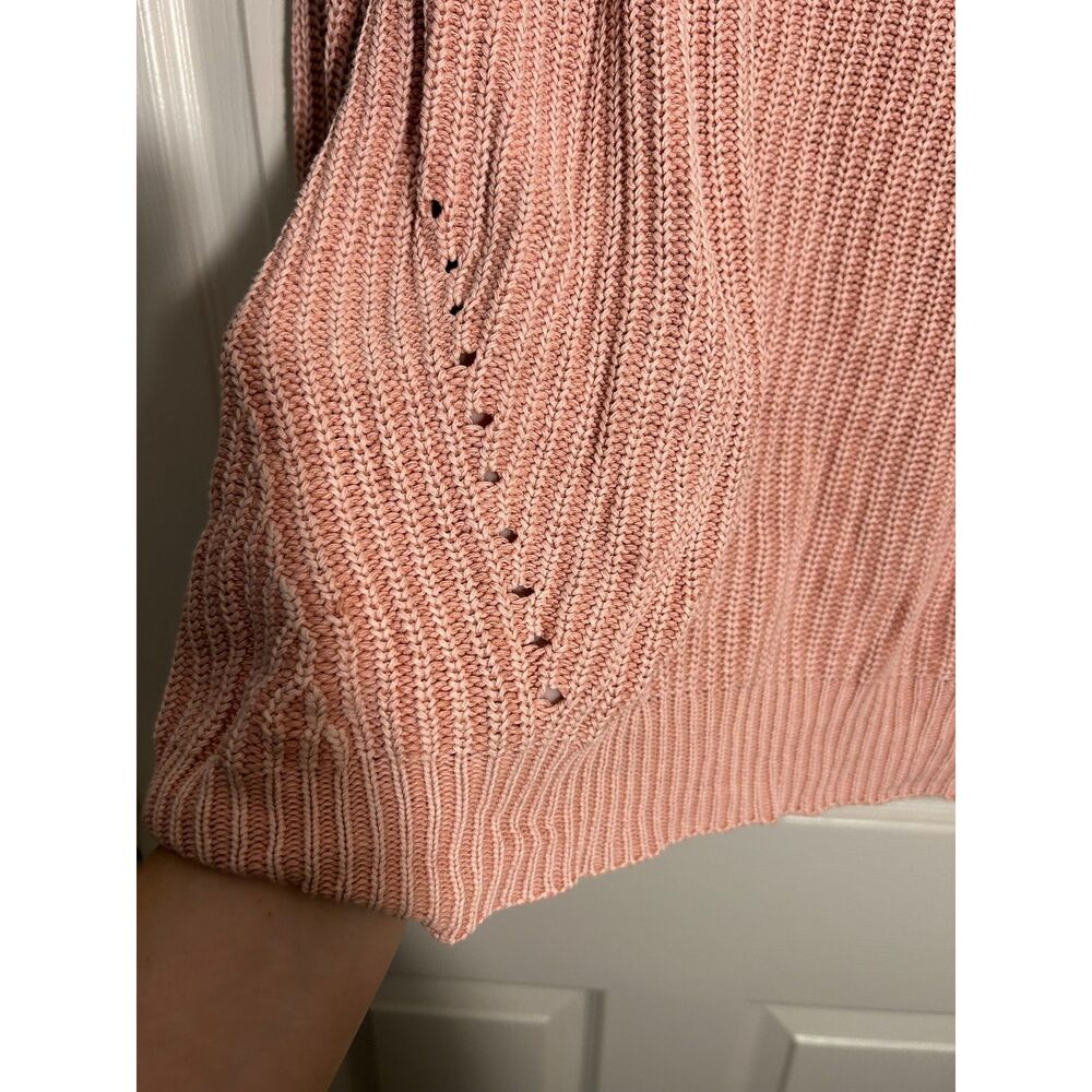 philosophy republic clothing womens dusty pink chunky knit sweater - Picture 4 of 7
